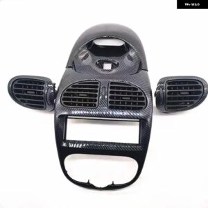 適合 プジョー 206 シトロエン C2時計 ダッシュボード パネル カーボン計器パンセルVTSミドルエア アウトレット 8211C6 8203YN - one set