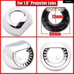 SINOLYN LED エンジェルアイズ ヘッドライト レンズ シュラウド ベゼル 1.8/2.0 H1 バイ キセノン プロジェクターレンズ ダスト ベゼル RETROACCESSORIES - D shrouds