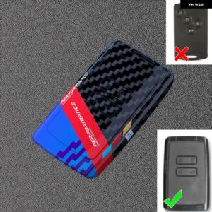 ABSリモートカバー キーケースカーシェルルノーメガーヌキャプチャーゾエエスパス5クリオアルカンアルカナカジャーダチアローガン ホルダー - Carbon Blue