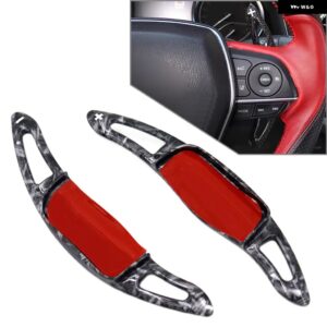 1ペア 車用 ステアリングホイール シフト パドル シフター エクステンション トヨタ カムリ アバロン カローラ - Forged Pattern