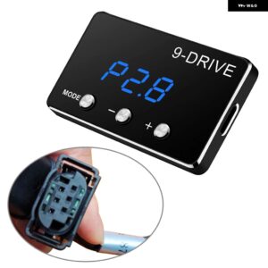 9ドライブカー電子スロットル コントローラ ーペダルアクセル BMW 1/2/3/4/5/6/7シリーズX1 X3 X5 X6ミニクーパー - black