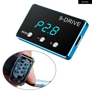 9ドライブカー電子スロットル コントローラ ーペダルアクセル BMW 1/2/3/4/5/6/7シリーズX1 X3 X5 X6ミニクーパー - Blue