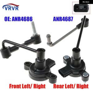 VRVR ANR4686 フロント ANR4687 リア 左 右 3ピン 高さサスペンションレベルセンサー 1997-2002 ランド??ローバー レンジローバー P38 - a