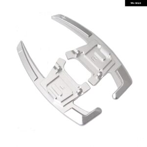 2個 交換用アロイ ステアリングホイール DSG パドル シフター エクステンション VW ゴルフ 7 GTI 2015 - 20 - Silver