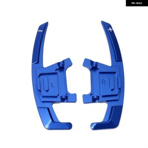 2個 交換用アロイ ステアリングホイール DSG パドル シフター エクステンション VW ゴルフ 7 GTI 2015 - 20 - Blue