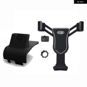 CARGRAVITY 携帯電話 ホルダー GPS ホルダー エアベント スタンド ブラケット 携帯電話クリップクレードル トヨタ RAV4 2014 - 18 - black