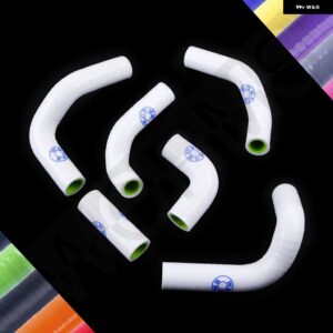 2002-2009 HUSQVARNA TE TC 250 400 450 510 SMR シリコン ラジエーター ホースキット 2003 - 08 - White