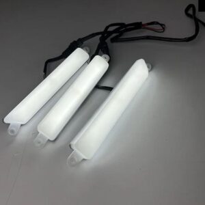 LEDメッシュマスクカバー ライト フォード レンジャー T8 エベレスト 18-21 フォグランプ フロント LED DRL デイタイム ライト 自動車 外装 アクセサリー - white