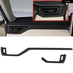 トヨタ RAV4 2019-2024 マットブラック サイド エアコン エア アウトレット ベント パネル カバー トリム カー スタイリング - RHD