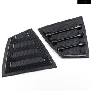 スバル WRX STI 2014-2021 カラフルサイドリアウィンドウスクープルーバーシャ??ッター ステッカー カバー トリム カー スタイリング - Carbon Style