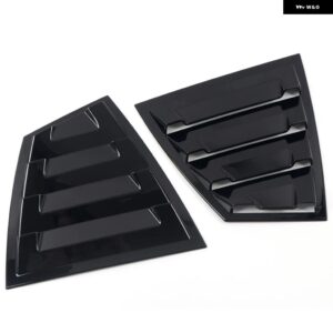 スバル WRX STI 2014-2021 カラフルサイドリアウィンドウスクープルーバーシャ??ッター ステッカー カバー トリム カー スタイリング - Glossy Black