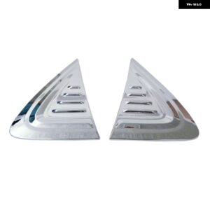 トヨタ C-HR CHR 2016-2022 カラフル エクステリア フロントサイドフェンダーベント デカール エンブレム カバー トリム カー スタイリング - Silver