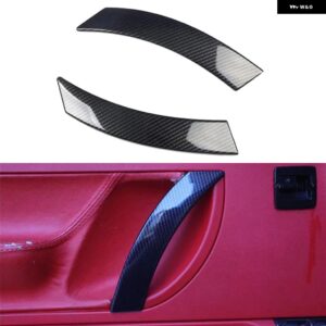VW フォルクスワーゲン ビートル 2003-2010 カーボン スタイル サイドドア インテリア ボタン ハンドル ボウル アームレスト ハンドレール カバー トリム カ - b