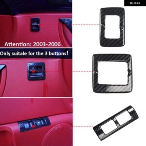 VW フォルクスワーゲン ビートル 2003-2010 カーボン スタイル サイドドア インテリア ボタン ハンドル ボウル アームレスト ハンドレール カバー トリム カ - c