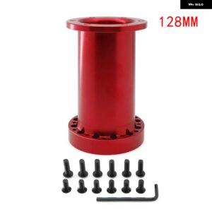 汎用 ステアリングホイール ハブ スペーサー 128MM ステアリングホイール ハブボスキット アダプター スペーサー 5色 - Red
