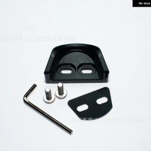 テールゲート異音防止装置 V97 V93 V87 V73 三菱 パジェロ テールドア緩みリペア モンテロ ショーグン ドアロック - black