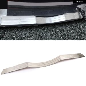 三菱 パジェロ V80 V93 V95 V98 2007-2021 ステンレス リア トランク インナー アウター バンパー プレート プロテクター ガード カバー - Outer