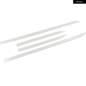 トヨタ RAV4 2019 - 23 カラフル サイドドア ボディ 傷防止 モールディング ストリップ プロテクター カバー トリム カー スタイリング - Metallic White