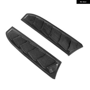 ホンダ シビック セダン 2016-2021 スポーティ リア バッククォーターウィンドウ ベントスクープルーバー パネル カバー トリム カー スタイリング - Carbon Style