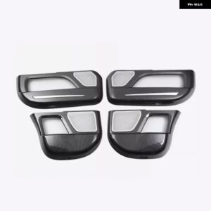 ABSカーボンパターン ランドローバー ディフェンダー 110 130 2020-2024 車ドアアンチキックオールインクルーシブ パネル 装飾 カバー トリム - 110 edition