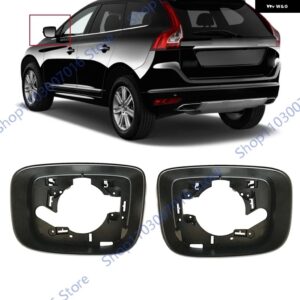 バックミラー フレーム ケース ボルボ XC60 2009 - 17 カーウィングドアサイドエクステリア トリム ハウジング - 1PC Left