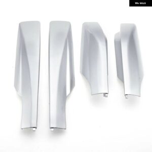 4個セット シルバー ルーフラックレール エンドキャップ カバー シェル トヨタ RAV4 XA30 2006-2012 装飾 カバー - Silver