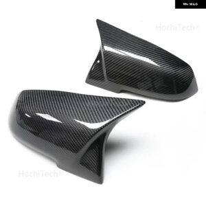 カーボン 車用リアビューミラー カバー キャップ BMW F20 F22 F30 F31 F32 F33 F36 F34 F35 I3 I3S X1 サイドミラー カバー トリム - 2pcs Carbon Fiber AN