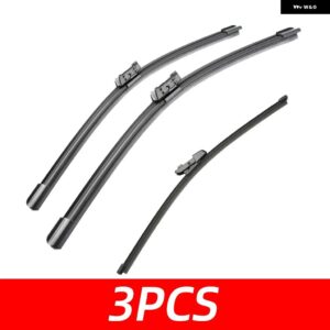 3PCS カー ワイパー VW ティグアン MK2 2017-2020 フロントリア ワイパー ブレードブラシ 自動車アクセサリー 2017 - 20 - 3 PCS