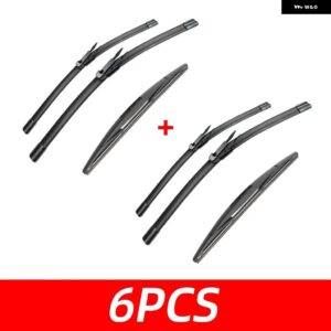 3PCS カー ワイパー BMW 1シリーズ F20 F21 114I 116I 118I 2011-2020 フロントリア ワイパー ブレード ブラシ 自動車アクセサリー - 6 PCS