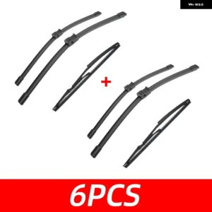 3PCS カー ワイパー アルファロメオ 147 937 2005-2010 フロントリア ワイパー ブレード ブラシ 自動車アクセサリー 2005 2006 2007 2008 - 6 PCS