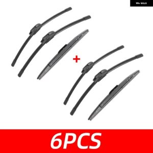 3PCS カー ワイパー スバル フォレスター 2005-2008 フロントリア ワイパー ブレード ブラシ 自動車アクセサリー 2005 2006 2007 2008 - 6 PCS