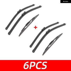 3PCS カー ワイパー ボルボ V60 ハッチバック 2010-2018 フロントリア ワイパー ブレード ブラシ 自動車アクセサリー 2010 - 13 - 6 PCS