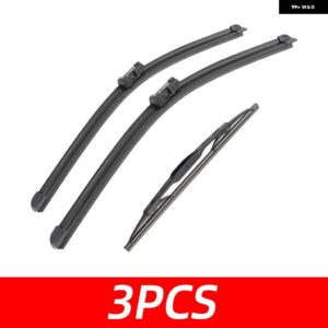 3PCS カー ワイパー ボルボ V60 ハッチバック 2010-2018 フロントリア ワイパー ブレード ブラシ 自動車アクセサリー 2010 - 13 - 3 PCS
