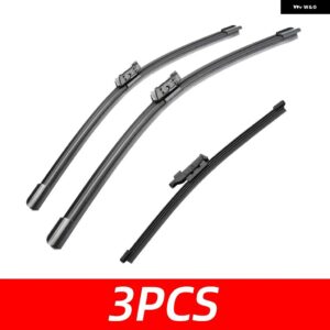 3PCS カー ワイパー VW ゴルフ 8 2020-2021 フロントリア ワイパー ブレードブラシ 自動車アクセサリー 2020 2021 - 3 PCS