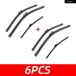 3PCS カー ワイパー フォード フォーカス 4 MK4 2018-2020 フロントリア ワイパー ブレード ブラシ 自動車アクセサリー 2018 2019 2020 - 6 PCS