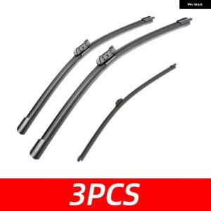 3PCS カー ワイパー アウディ Q3 スポーツバック 2018-2021 フロントリア ワイパー ブレード ブラシ 自動車アクセサリー 2018 - 21 - 3 PCS