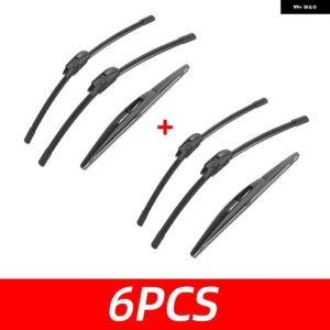 3PCS カー ワイパー スズキ VITARA MK4 2015-2020 フロントリア ワイパー ブレード ブラシ 自動車アクセサリー 2015 - 18 - 6 PCS