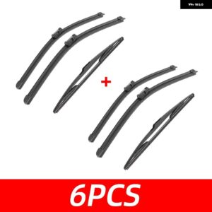 3PCS カー ワイパー アルファロメオ ジュリエッタ 2010-2020 フロントリア ワイパー ブレード ブラシ 自動車アクセサリー 2010 - 13 - 6 PCS