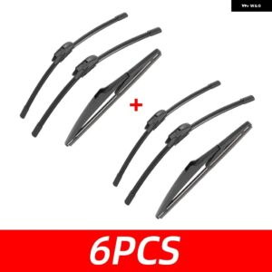 3PCS カー ワイパー トヨタ PRIUS V 2012-2021 フロントリア ワイパー ブレードブラシ 自動車アクセサリー 2012 2013 2014 - 6 PCS