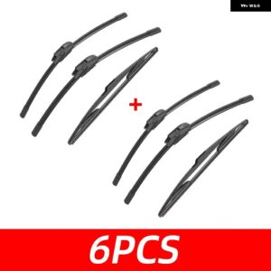 3PCS カー ワイパー フォード エッジ MK1 2007-2014 フロントリア ワイパー ブレード ブラシ 自動車アクセサリー 2007 - 11 - 6 PCS