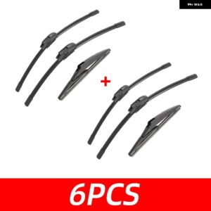 3PCS カー ワイパー トヨタ オーリス ハッチバック MK2 2012-2017 フロントリア ワイパー ブレード ブラシ 自動車アクセサリー - 6 PCS