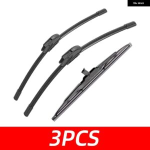 3PCS カー ワイパー フォード フィエスタ 5 MK5 ハッチバック 2003-2008 フロントリア ワイパー ブレード ブラシ 自動車アクセサリー 2003 2004 2005 - 3 PCS