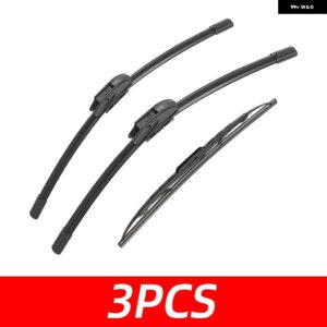 3PCS カー ワイパー 三菱 パジェロ V60 モンテロ ショーグン MK3 2000-2006 フロントリア ワイパー ブレード ブラシ 自動車アクセサリー - 3 PCS