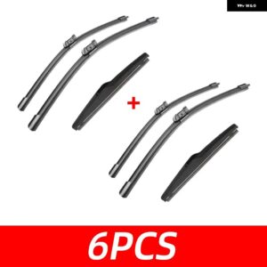 3PCS 車 ワイパー シトロエン C3 エアクロス 2017-2020 フロントリア ワイパー ブレード ブラシ 自動車アクセサリー 2017 - 20 - 6 PCS