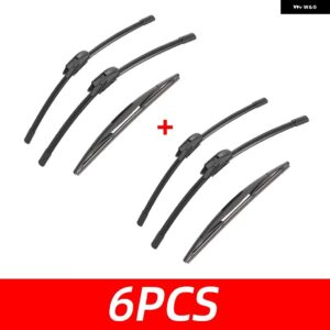 3PCS カー ワイパー フォード エスケープ MK2 2008-2012 フロントリア ワイパー ブレード ブラシ 自動車アクセサリー 2008 2009 2010 - 6 PCS