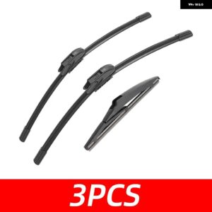 3PCS カー ワイパー トヨタ プリウス C 2012-2018 フロントリア ワイパー ブレード ブラシ 自動車アクセサリー 2012 - 16 - 3 PCS