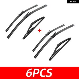 3PCS カー ワイパー MINI COUNTRYMAN R60 2010-2016 フロントリア ワイパー ブレード ブラシ 自動車アクセサリー 2010 2011 2012 - 6 PCS