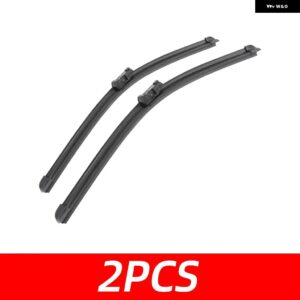 3PCS 車用 ワイパー VW パサート B6 ヴァリアント 2017-2023 フロントリア ワイパー ブレード ブラシ 自動車アクセサリー 2017 2018 2019 - 2 PCS