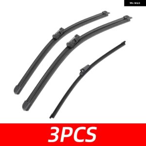 3PCS 車 ワイパー シュコダ プラクティック ルームスター 5J7 2006-2013 フロントリア ワイパー ブレード ブラシ 自動車アクセサリー 2006 2007 - 3 PCS
