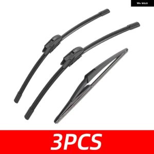 3PCS カー ワイパー プジョー 1007 2005-2011 フロントリア ワイパー ブレード ブラシ 自動車アクセサリー 2005 - 11 - 3 PCS